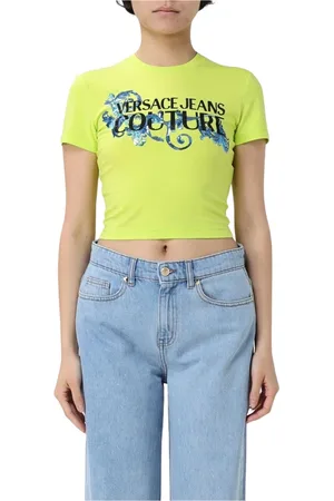 VERSACE Damen, Oberteile, Grün, 2XSGröße: