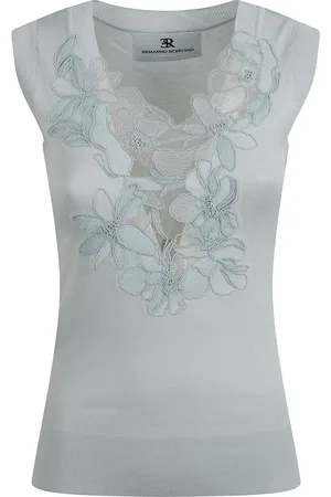 ERMANNO SCERVINO Damen, Oberteile, Blau, 2XSGröße: