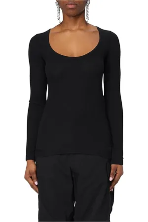 Balenciaga Damen, Oberteile, Schwarzk, LGröße: