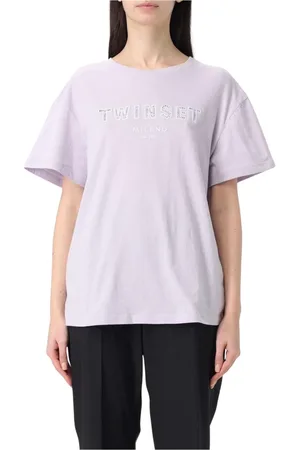 Twin-Set Damen, Oberteile, Lila, LGröße: