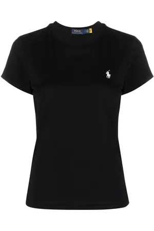 Ralph Lauren Damen, Oberteile, Schwarzk, MGröße: