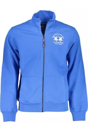 La Martina Herren, Sweatshirts & Hoodies, Blau, XLGröße: