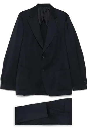 LARDINI Herren, Anzüge, Schwarzk, 2XLGröße: