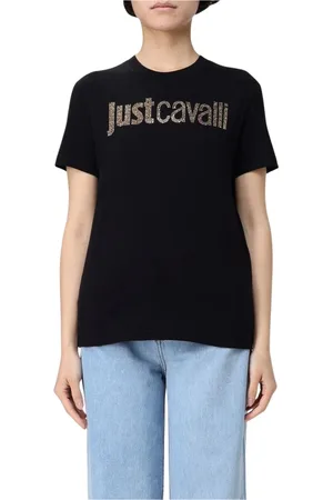 Roberto Cavalli Damen, Oberteile, Schwarzk, SGröße: