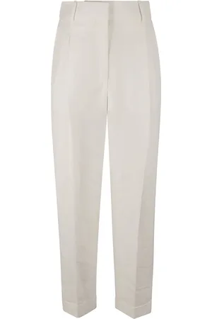 Alexander McQueen Damen, Hosen, Weiß, 2XSGröße: