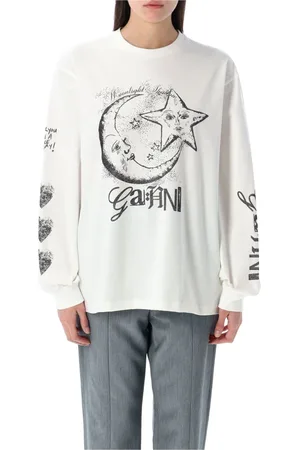 Ganni Damen, Sweatshirts & Hoodies, Weiß, XSGröße: