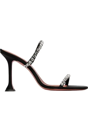 Amina Muaddi Damen, Schuhe, Schwarzk, 38 EUGröße: