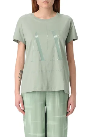 Armani Exchange Damen, Oberteile, Grün, SGröße: