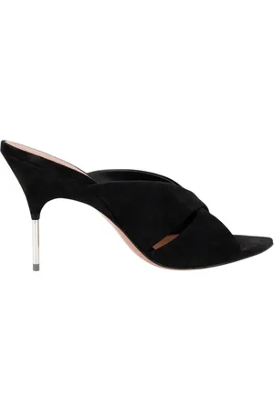 Amina Muaddi Damen, Schuhe, Schwarzk, 37 1/2 EUGröße: