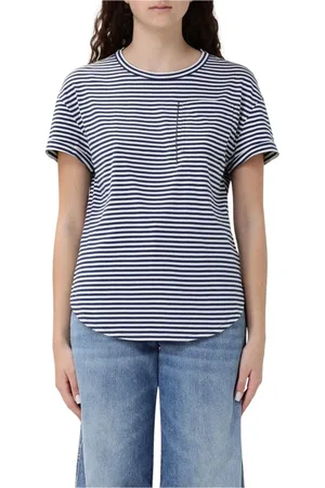Brunello Cucinelli Damen, Oberteile, Blau, 2XLGröße: