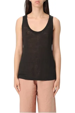 120% Lino Damen, Oberteile, Schwarzk, MGröße: