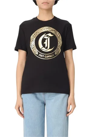 Roberto Cavalli Damen, Oberteile, Schwarzk, LGröße: