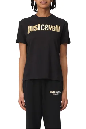 Roberto Cavalli Damen, Oberteile, Schwarzk, LGröße: