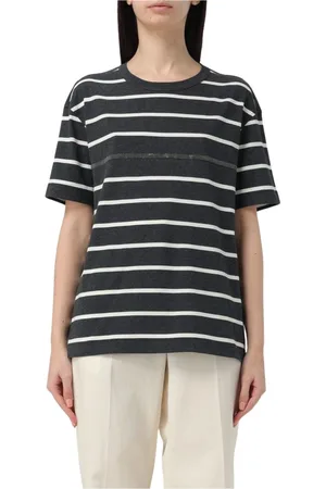 Brunello Cucinelli Damen, Oberteile, Grau, LGröße: