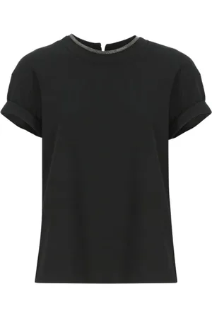 Brunello Cucinelli Damen, Oberteile, Schwarzk, MGröße: