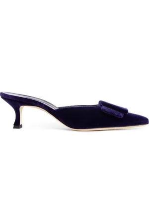 Manolo Blahnik Damen, Schuhe, Lila, 36 1/2 EUGröße: