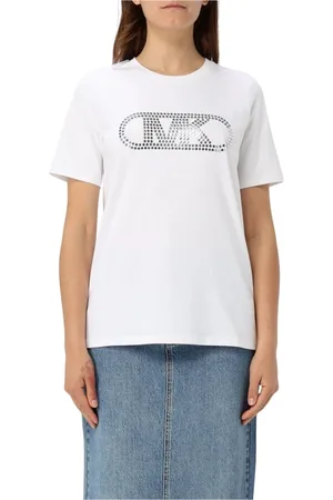 Michael Kors Damen, Oberteile, Weiß, LGröße: