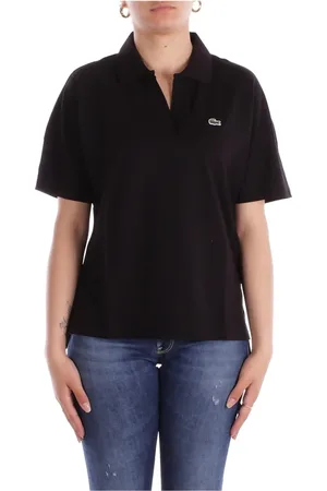 Lacoste Damen, Oberteile, Schwarzk, MGröße: