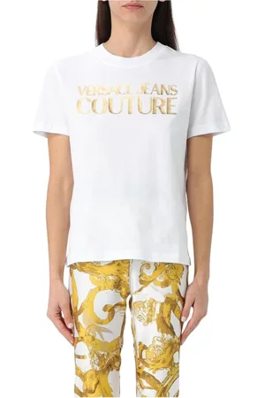 VERSACE Damen, Oberteile, Weiß, MGröße: