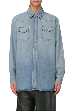 Acne Studios Herren, Shirts, Blau, MGröße: