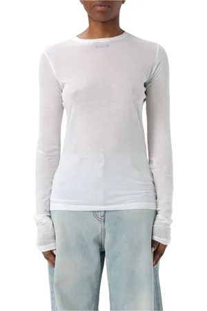Msgm Damen, Oberteile, Weiß, MGröße: