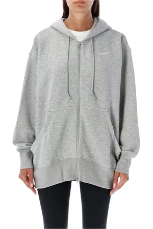 Nike Damen, Sweatshirts & Hoodies, Grau, SGröße: