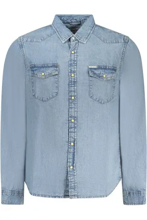 Guess Herren, Shirts, Blau, SGröße: