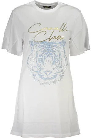 Roberto Cavalli Damen, Kleider, Weiß, LGröße: