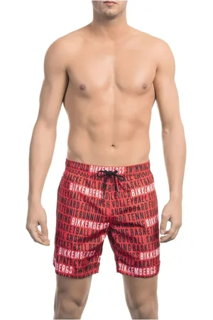 Bikkembergs Herren, Bademode, Rot, 2XLGröße: