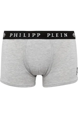 Philipp Plein Herren, Unterwäsche, Grau, MGröße: