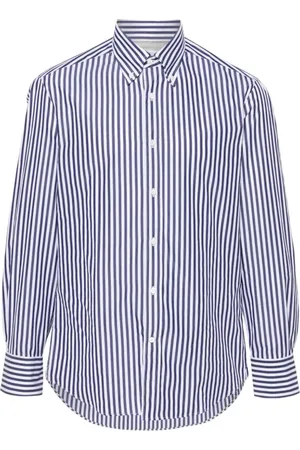 Brunello Cucinelli Herren, Shirts, Blau, MGröße: