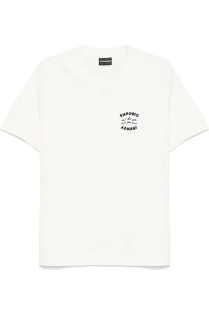 Emporio Armani Herren, Oberteile, Weiß, MGröße: