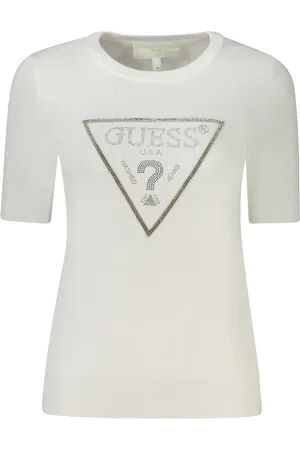 Guess Damen, Oberteile, Weiß, MGröße: