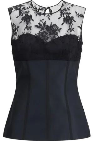 Alexander McQueen Damen, Oberteile, Schwarzk, SGröße:
