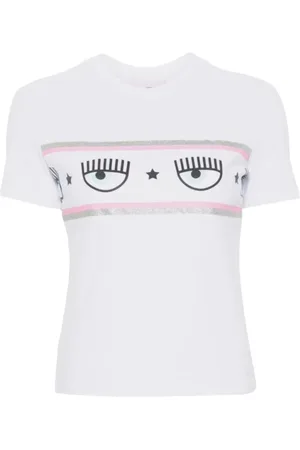 Chiara Ferragni Damen, Oberteile, Weiß, SGröße: