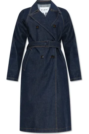 Alaïa Damen, Mäntel, Blau, SGröße: