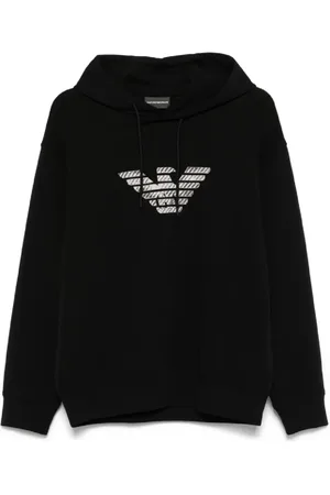 Emporio Armani Herren, Sweatshirts & Hoodies, Schwarzk, MGröße: