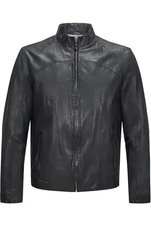 Milestone Jacke Winston Herren uni mit Motiv