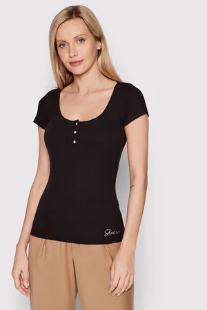 Guess Bluse W2YP24 KBCO2 Slim Fit