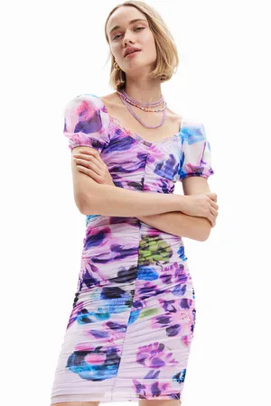 Desigual Kleid für den Alltag MONSIEUR CHRISTIAN LACROIX June 23SWVK88 Slim Fit