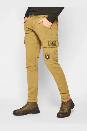Alpha Industries Stoffhose Petrol Patch 178207 Slim Fit