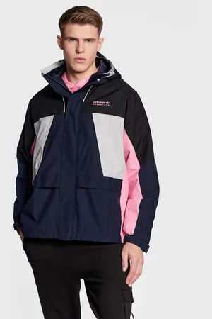 adidas Übergangsjacke Adventure Ride HK4980 Dunkelblau Loose Fit