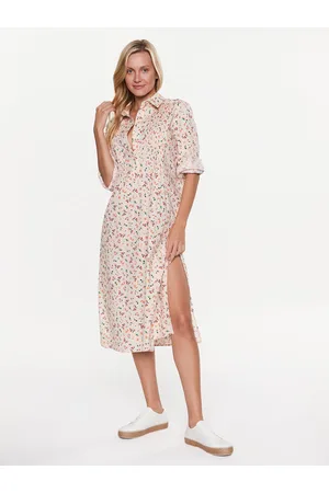 Benetton Kleid für den Alltag 4THADV04P Regular Fit