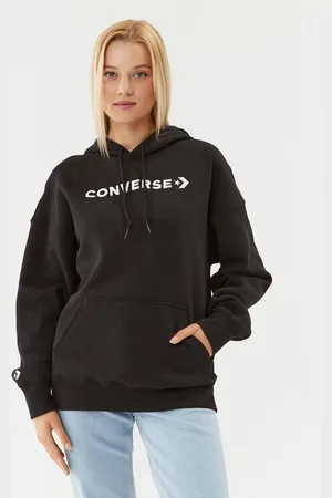 Converse Sweatshirt Wordmark Fleece Hoodie Emb 10025690-A06 Regular Fit