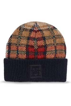 Tommy Hilfiger Mütze Tommy Check Beanie AW0AW15315