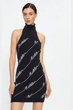 ROTATE Strickkleid Sequin Logo 110112100 Slim Fit