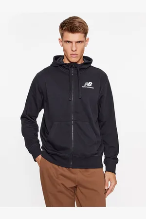 New Balance Sweatshirt Essentials Stacked Logo French Terry Jacket MJ31536 Regular Fit
