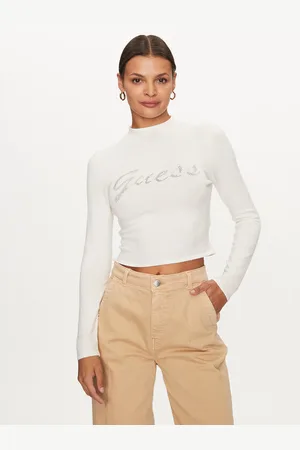 Guess Bluse W3BR07 Z2YK2 Cropp Fit