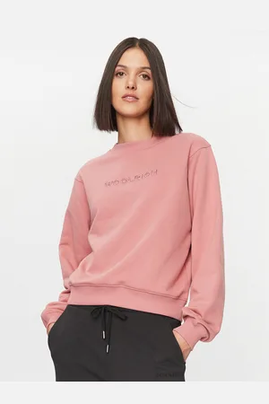 Woolrich Sweatshirt Logo CFWWSW0115FRUT3164 Relaxed Fit