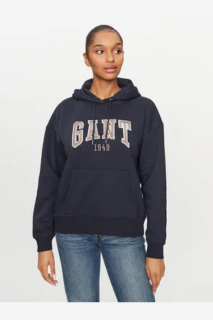 GANT Sweatshirt Rel Logo Hoodie 4200726 Relaxed Fit